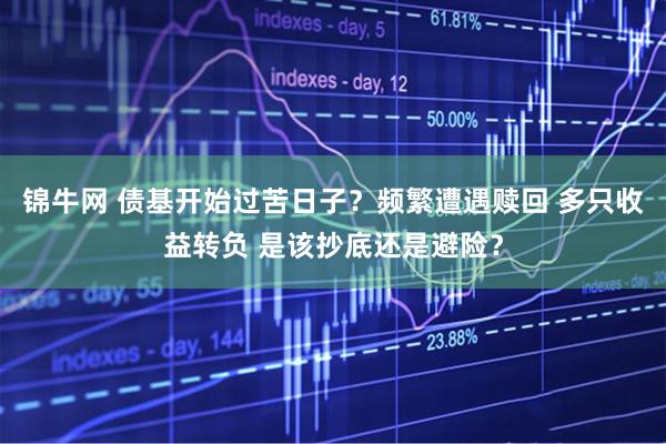 锦牛网 债基开始过苦日子？频繁遭遇赎回 多只收益转负 是该抄底还是避险？